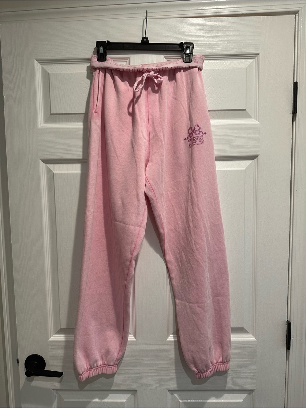 LoveShack Fancy X PINK Victoria's Secret Light Pink Sweatpants